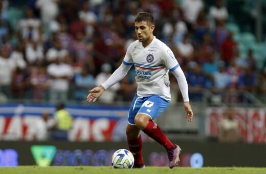 Bahia e Volta Redonda no jogo da volta pela copa do Brasil. - Foto: Reprodução/Felipe Oliveira / EC Bahia