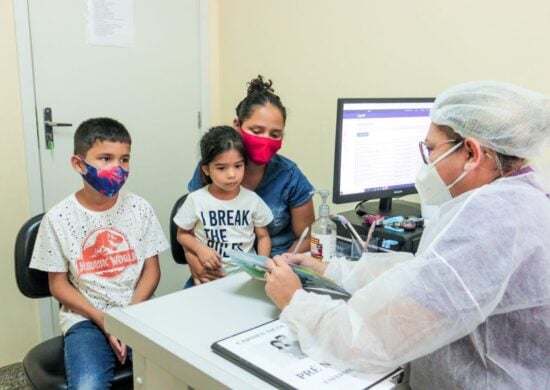 Atendimento aos beneficiários do Bolsa Família na Unidade de Saúde em Manaus - Foto: Divulgação / Semsa