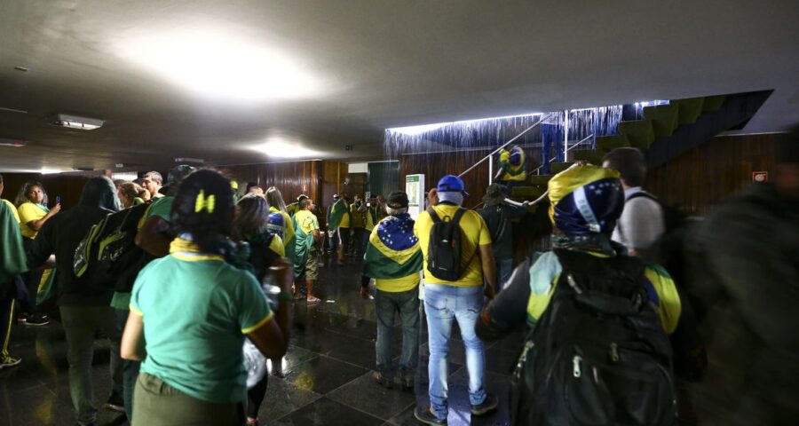 GSI Manifestantes invadem Congresso, STF e Palácio do Planalto - Foto: Marcelo Camargo/Agência Brasil