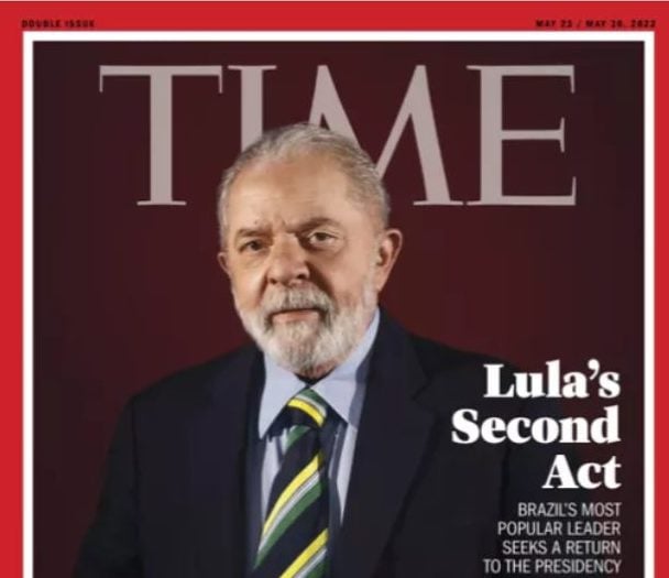 Lula é eleito umas das 100 personalidades mais influentes de 2023 - Foto: Reprodução/Revista Time