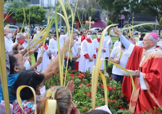 Celebração do Domingo de Ramos em Manaus - Foto: Divulgação/ Arquidiocese de Manaus