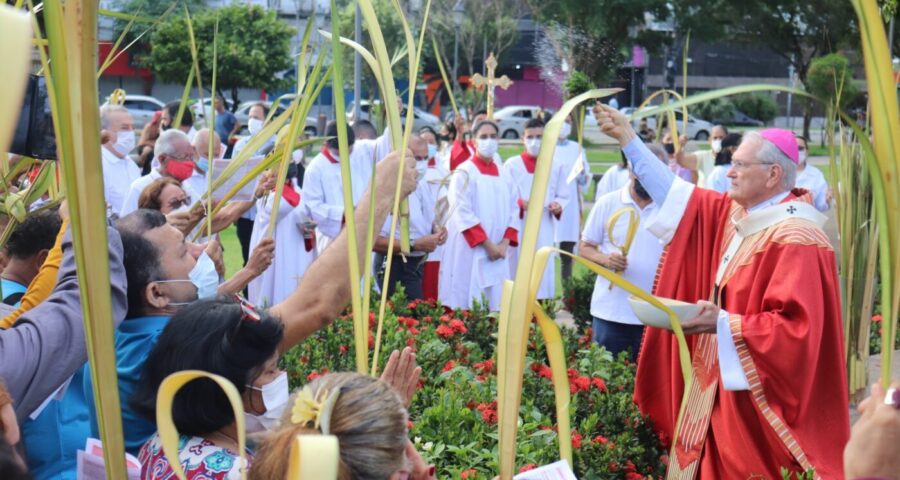 Celebração do Domingo de Ramos em Manaus - Foto: Divulgação/ Arquidiocese de Manaus