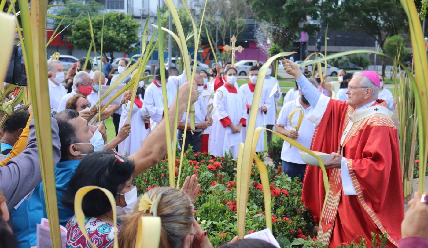 Celebração do Domingo de Ramos em Manaus - Foto: Divulgação/ Arquidiocese de Manaus