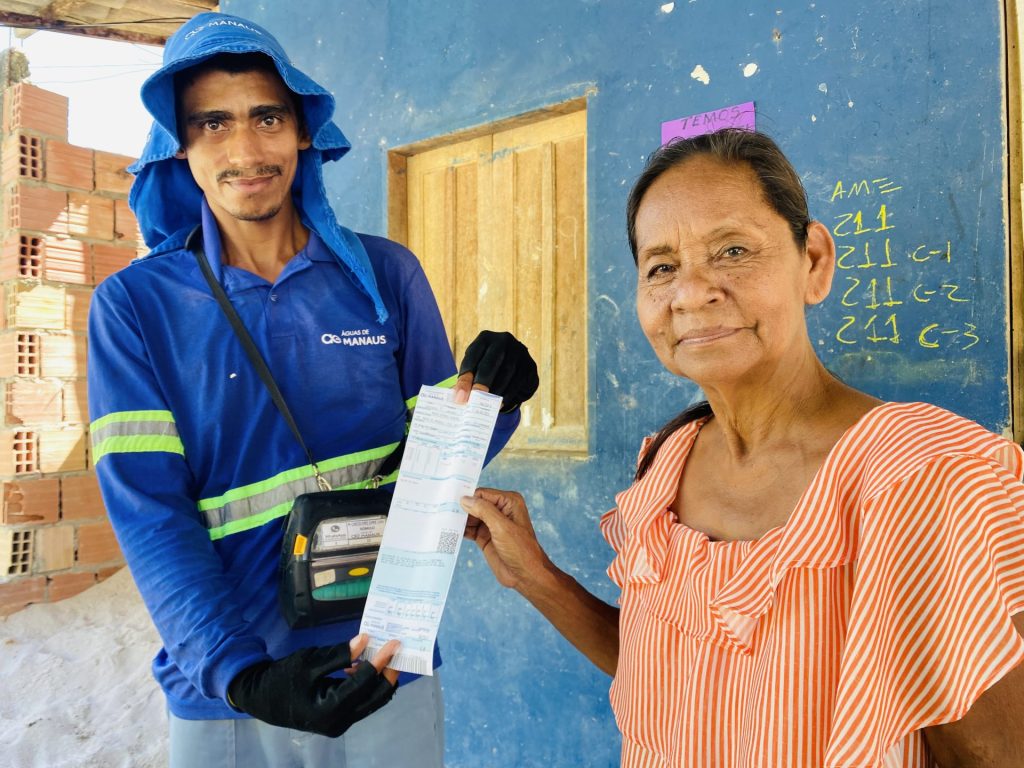 Tarifa 10: contas de água e esgoto com valor de R$10 começam a ser entregues - Foto: Divulgação/Águas de Manaus