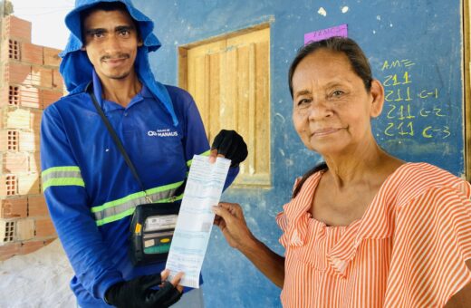 Tarifa 10: contas de água e esgoto com valor de R$10 começam a ser entregues - Foto: Divulgação/Águas de Manaus