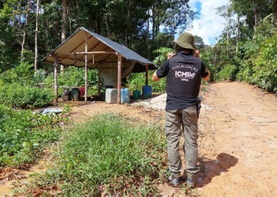 Garimpeiros são presos durante Operação Novo Eldorado no sul do Amazonas - Fiscais desabilitaram cinco garimpos - Foto: ICMBio