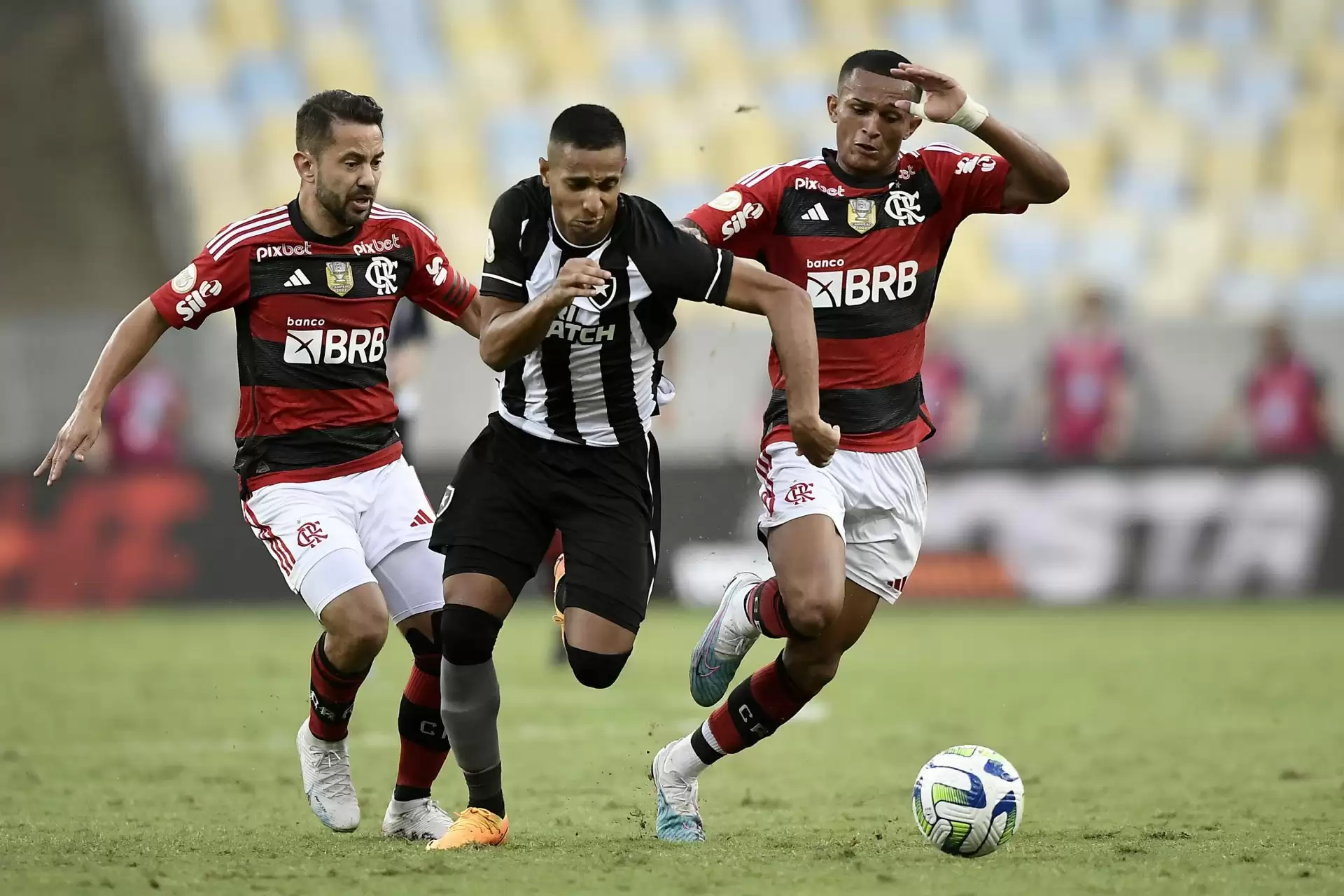 Com gols no começo do jogo, Flamengo derrota o Botafogo e se sustenta na  liderança