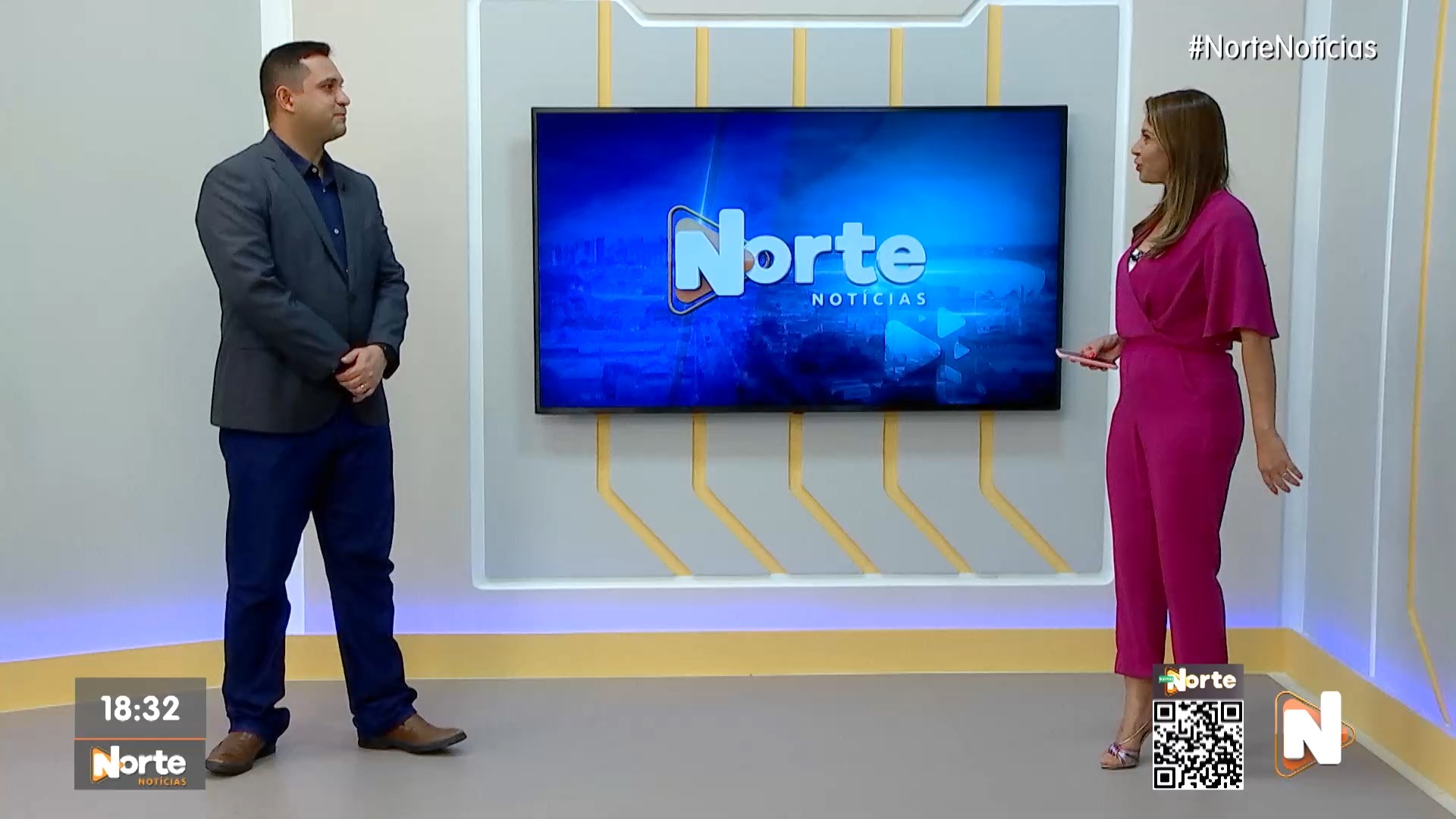 O Norte Política é apresentado de segunda a sexta no Norte Notícias - Foto: Reprodução/TV Norte Amazonas