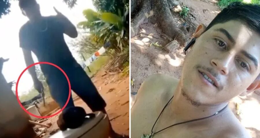 Jovem foi assassinado com tiros pelo padastro dentro de sua casa Foto: Reprodução/ Vídeo e Foto: Reprodução/Facebook@AlissonWillianDaSilvaWilliandaSilva