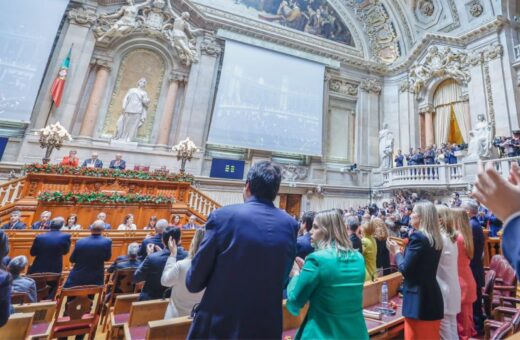 Lula no parlamento português nesta terça-feira (25) - Foto: Ricardo Stuckert