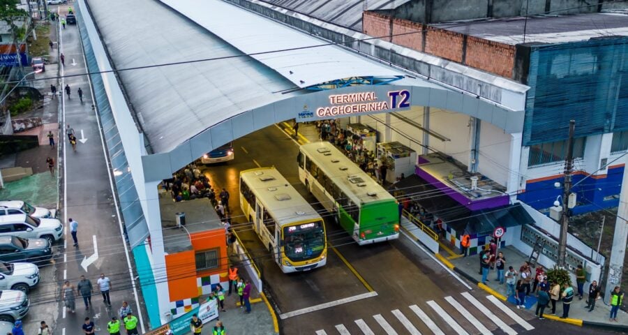 Terminal 2 é entregue reformado em Manaus - Foto: Elton Viana / Semcom