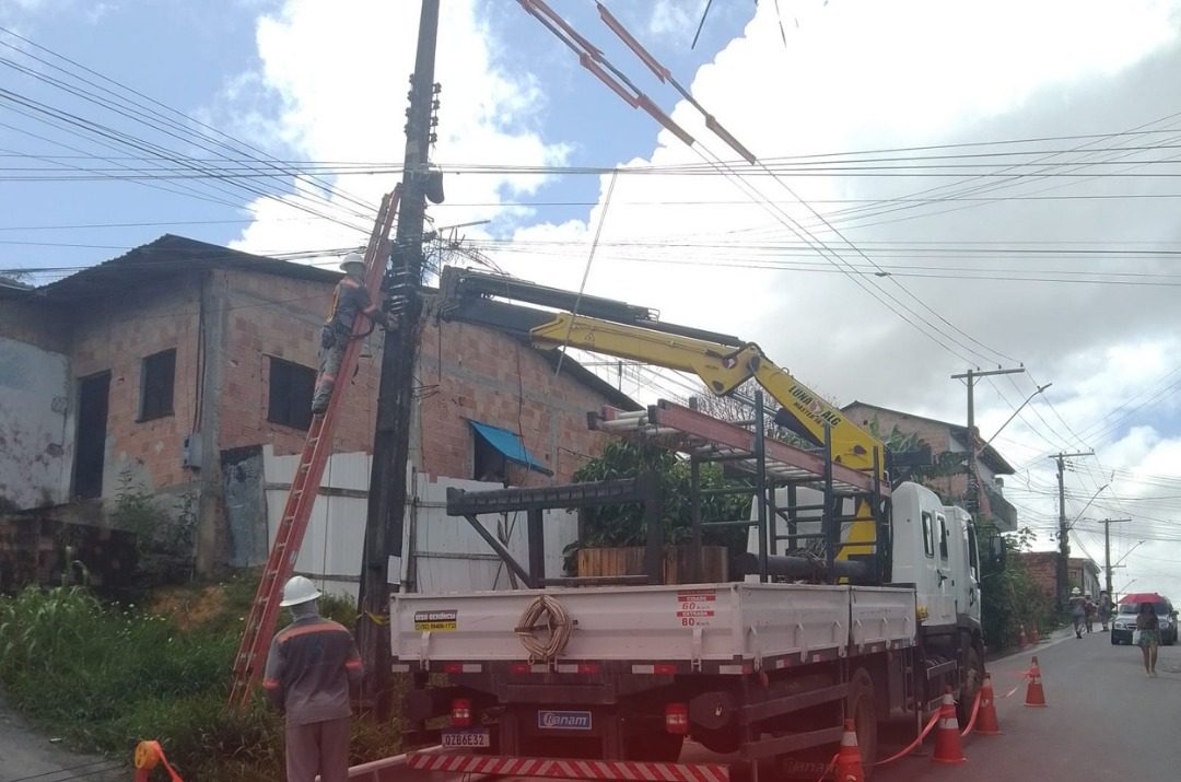 Manutenção da energia elétrica ocorrerá em bairros de Manaus – Foto: Reprodução/Facebook @amazonas.energia