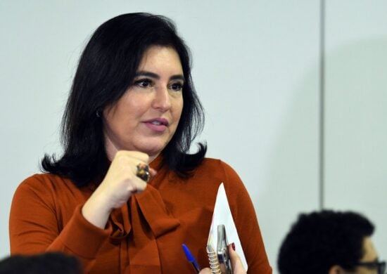 A ministra Simone Tebet, vai à CMO do Senado para debater Orçamento de 2024 - Foto: Edu Andrade/Ascom MF