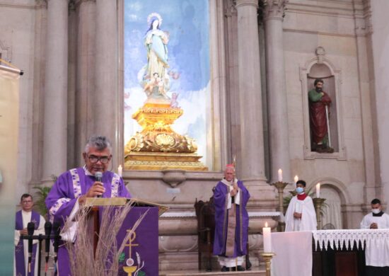 Semana Santa: No domingo de páscoa haverá três missas na Catedral de Manaus - Foto: Reprodução/ Facebook@catedraldemanaus