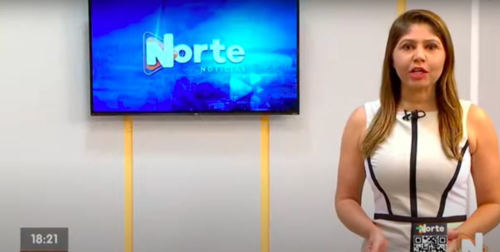 O Norte Notícias é apresentado por Mariana Rocha – Foto: Reprodução/TV Norte Amazonas