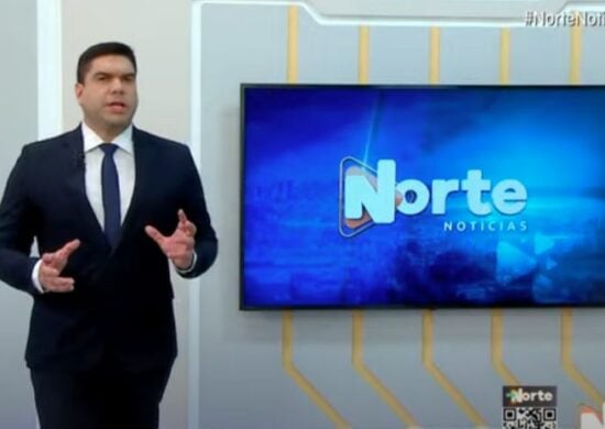 O Norte Notícias foi apresentado por Clayton Pascarelli - Foto: Reprodução/TV Norte Amazonas