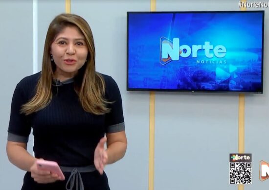 O Norte Notícias é apresentado por Mariana Rocha - Foto: Reprodução/TV Norte Amazonas