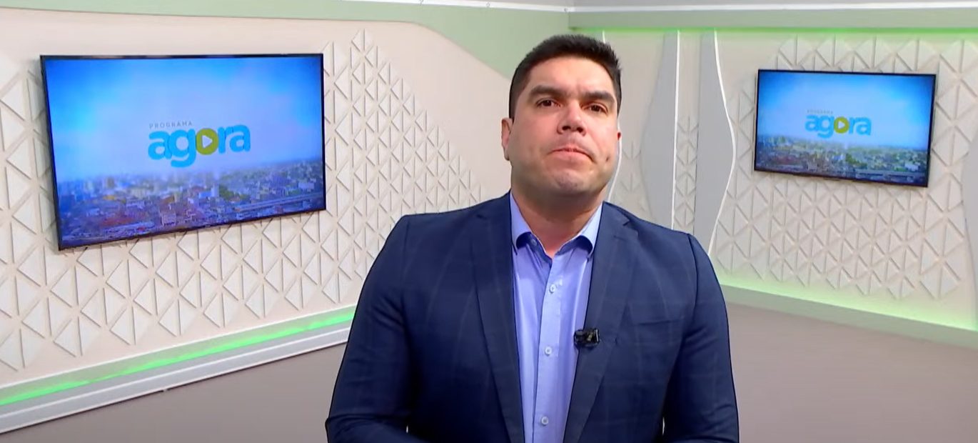 O Programa Agora é apresentado por Clayton Pascarelli -Foto: Reprodução/TV Norte Amazonas