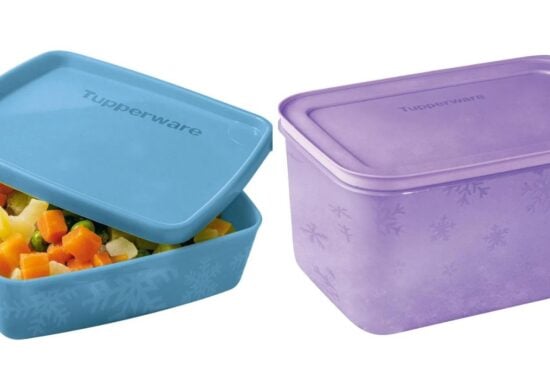 As ações da Tupperware caíram quase 40% na Bolsa de Nova York - Foto/ Reprodução Tupperware - Montagem Portal Norte