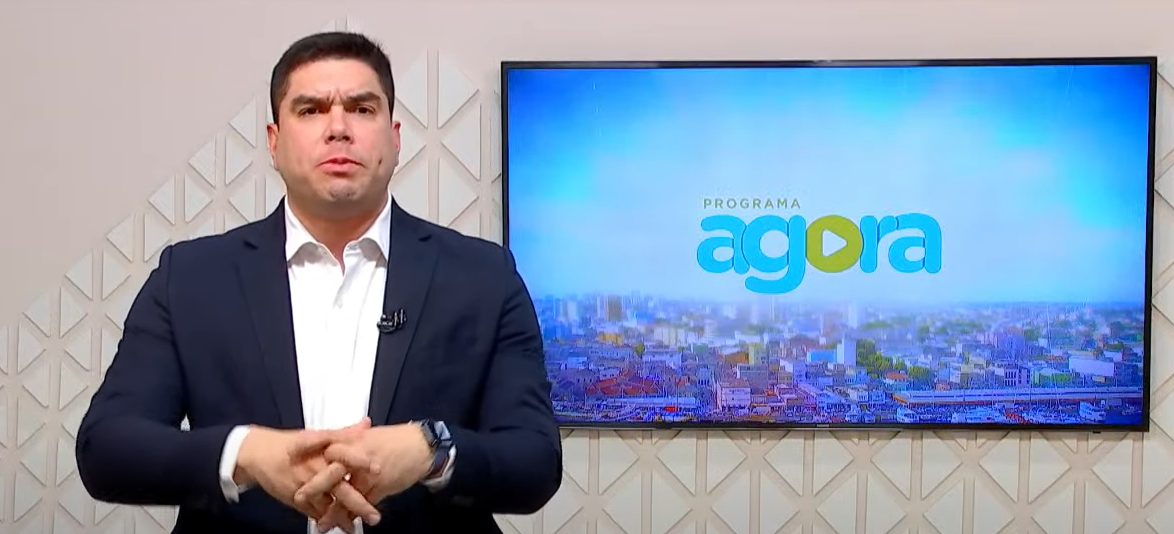 O Programa Agora é apresentado por Clayton Pascarelli -Foto: Reprodução/TV Norte Amazonas