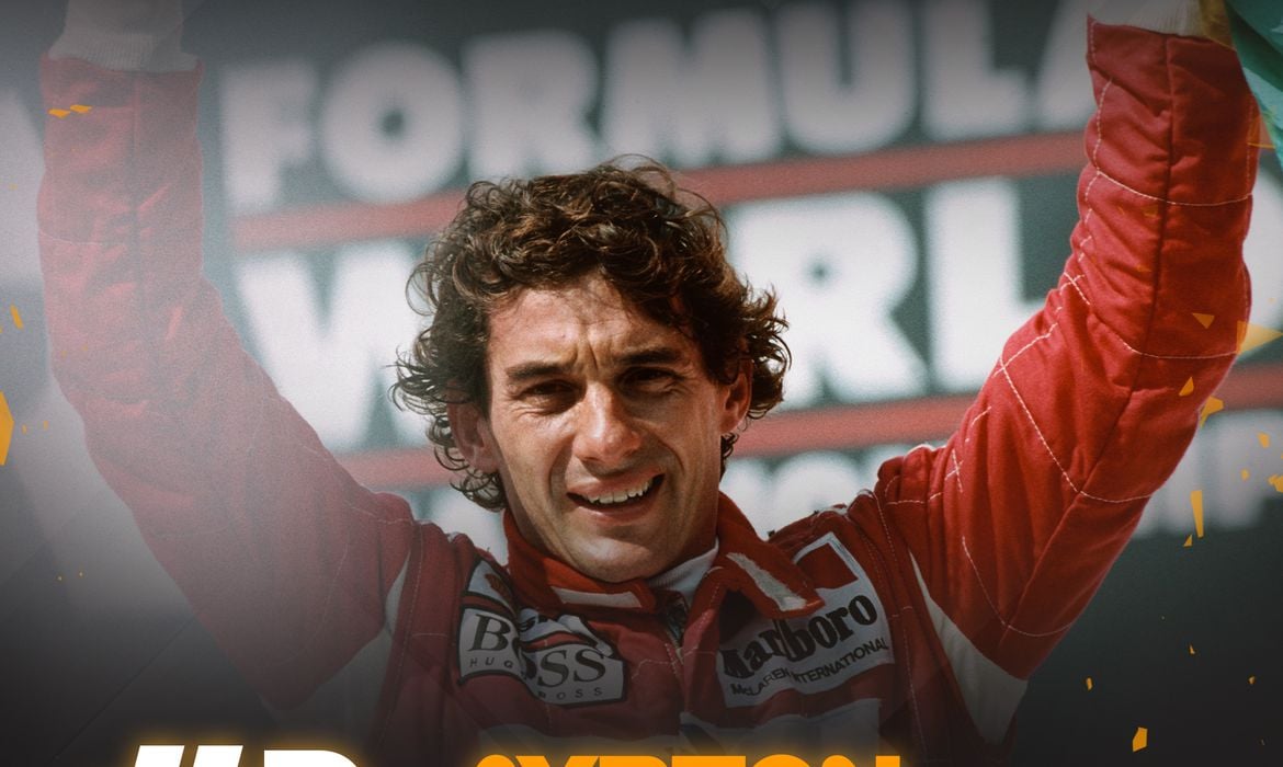 Ayrton Senna morreu em maio de 1994 - Foto: Reprodução/Twitter @f1