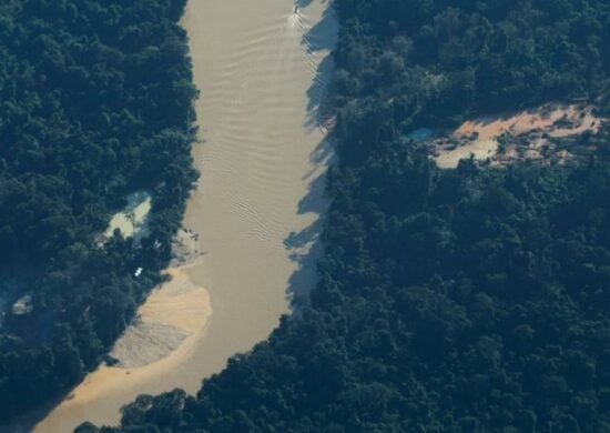 Ouro e armas estavam com trio em embarcação na região do Palimiú, na Terra Indígena Yanomami - Foto: Agência Brasil