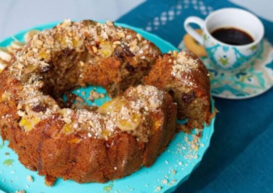 Bolo de banana com aveia - Foto: Reprodução/Receitaria