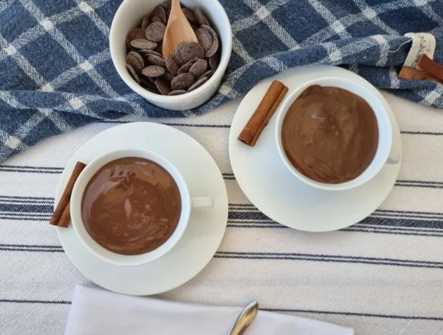 Chocolate quente cremoso - Foto: Reprodução/Receitaria