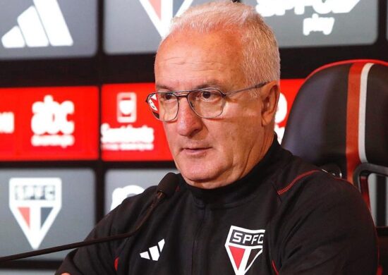 Dorival Júnior em sua apresentação oficial como técnico do time Tricolor. Foto: Reprodução/Twitter @SaoPauloFC