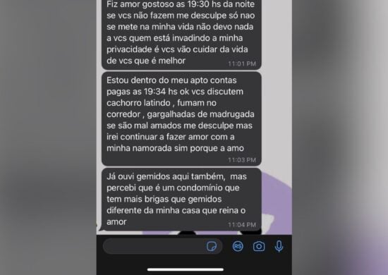 Morador disse que também já ouviu gemidos de outros apartamentos - Foto: Reprodução/Twitter @mahdalto