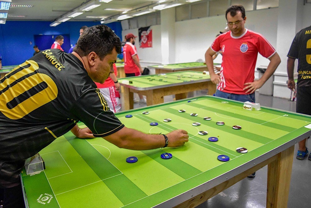 Disputas do futebol de mesa serão no Carlos Zamith - Foto:Mauro Neto/Faar