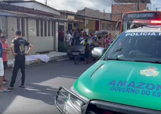 homem morto a tiros zona leste manaus