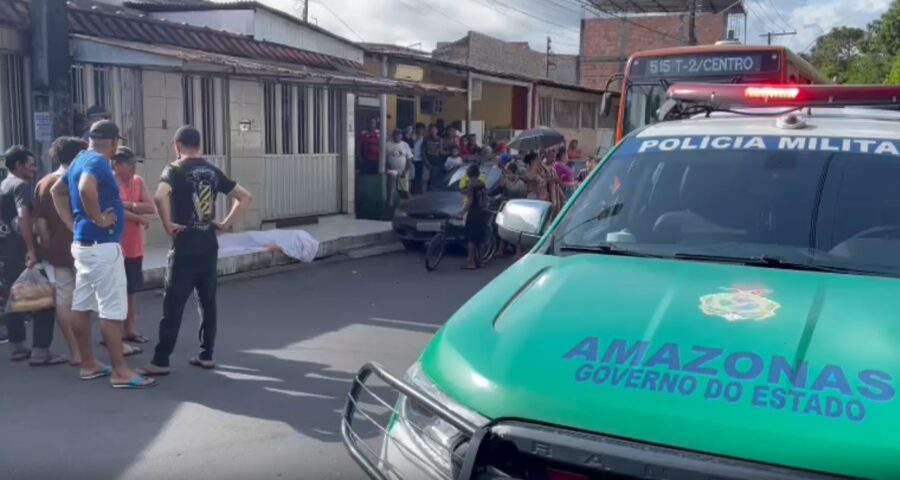 homem morto a tiros zona leste manaus