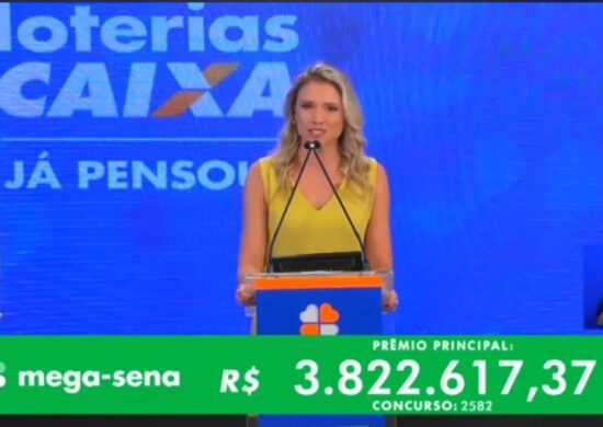 Sorteio da Mega-Sena 2582 ocorreu na noite desta quarta (12) - Foto: Reprodução/YouTube Caixa