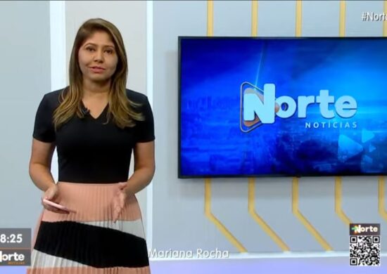 O Norte Notícias é apresentado por Mariana Rocha – Foto: Reprodução/TV Norte Amazonas