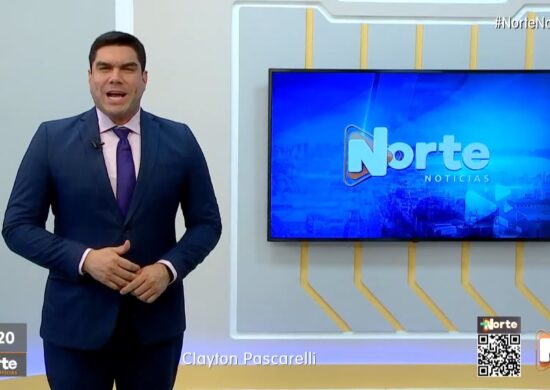 O Norte Notícias foi apresentado por Clayton Pascarelli - Foto: Reprodução/TV Norte Amazonas