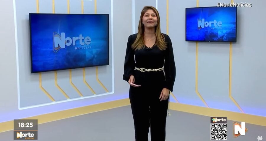 O Norte Notícias é apresentado por Mariana Rocha - Foto: Reprodução/TV Norte Amazonas