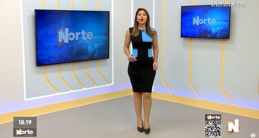 O Norte Notícias é apresentado por Mariana Rocha - Foto: Reprodução/TV Norte Amazonas