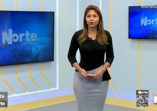 O Norte Notícias é apresentado por Mariana Rocha – Foto: Reprodução/TV Norte Amazonas