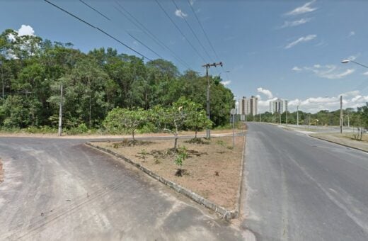 Interdição parcial em vias da Ponta Negra segue até maio - Foto: Reprodução/GoogleMaps