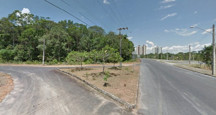 Interdição parcial em vias da Ponta Negra segue até maio - Foto: Reprodução/GoogleMaps