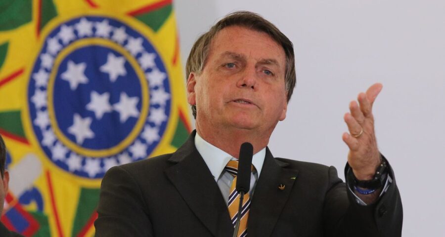 TSE condena o ex-presidente Jair Bolsonaro à pagar multa de R$ 20 mil por propaganda irregular nas eleições - Foto: Fábio Rodrigues Pozzebom/Agência Brasil