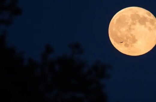 Lua Cheia Rosa poderá ser vista em todo o pais - Foto: Divulgação/NASA