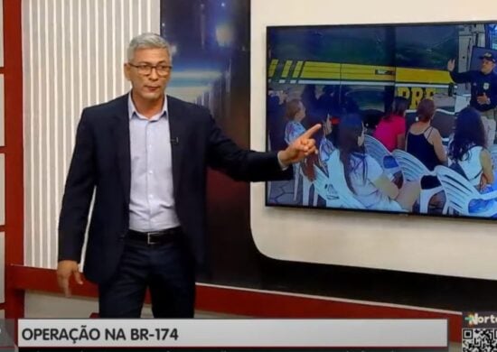 O Programa Na Mira é apresentado por Valter Frota - Foto: Reprodução/TV Norte Amazonas