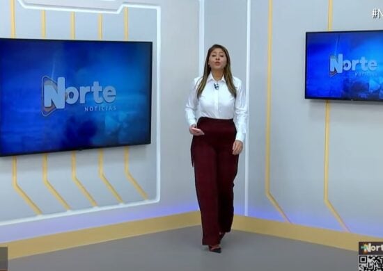 O Norte Notícias é apresentado por Mariana Rocha – Foto: Reprodução/TV Norte Amazonas