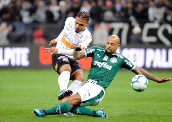 Palmeiras e Corinthians buscam classificação para as oitavas de final do Campeonato Brasileiro - Foto: Reprodução/Twitter @sennaartes