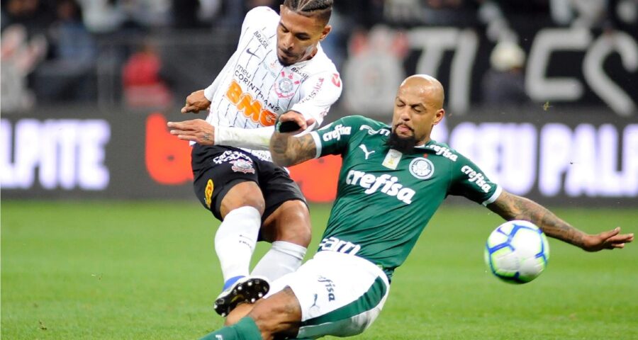 Palmeiras e Corinthians buscam classificação para as oitavas de final do Campeonato Brasileiro - Foto: Reprodução/Twitter @sennaartes