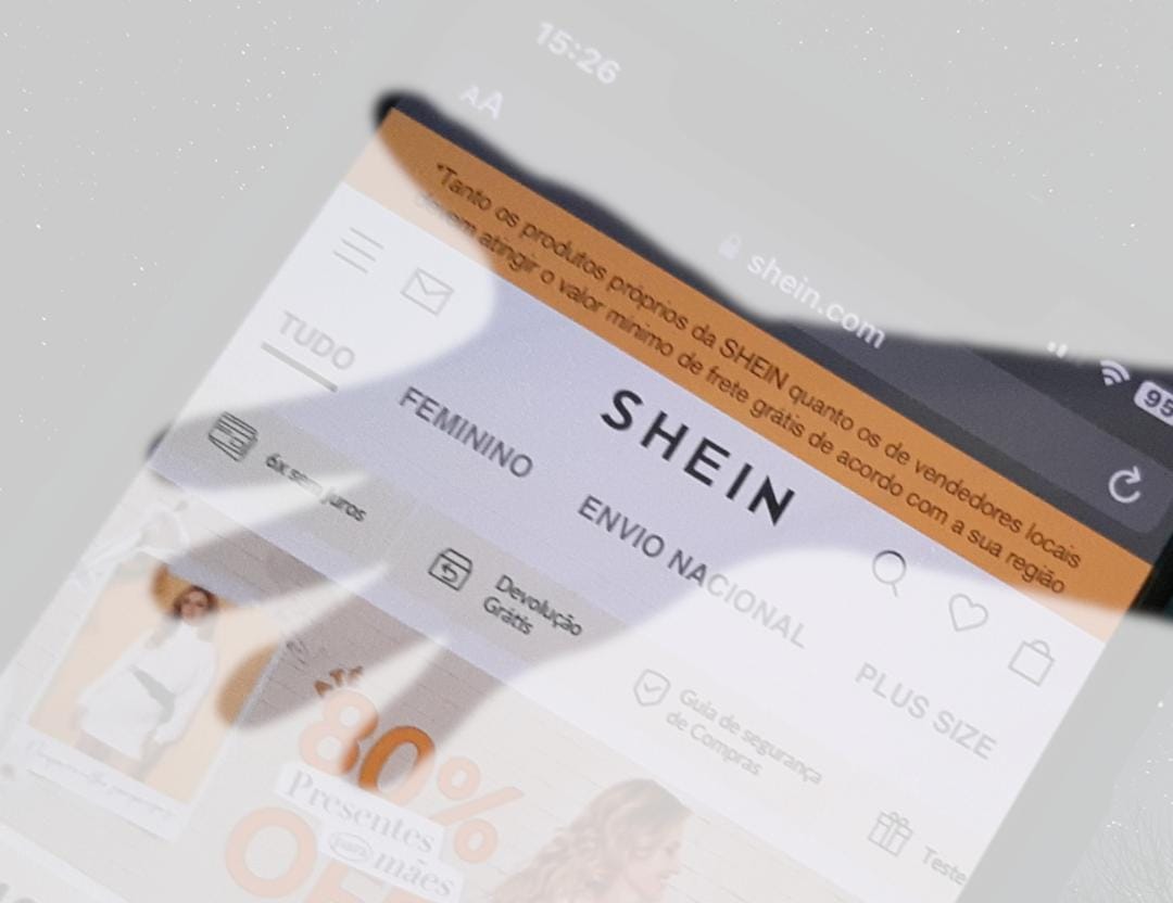 Site de compras da Shein