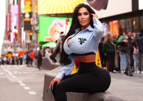 Christina Ashten Gourkani, a sósia de Kim Kardashian - Foto: Reprodução/Instagram @ashtens_empire