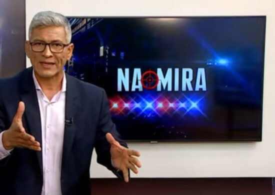 O Programa Na Mira é apresentado por Valter Frota. Foto: Reprodução/TV Norte Amazonas